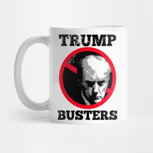Trump Mugshot-Trump Busters-B/W Mug